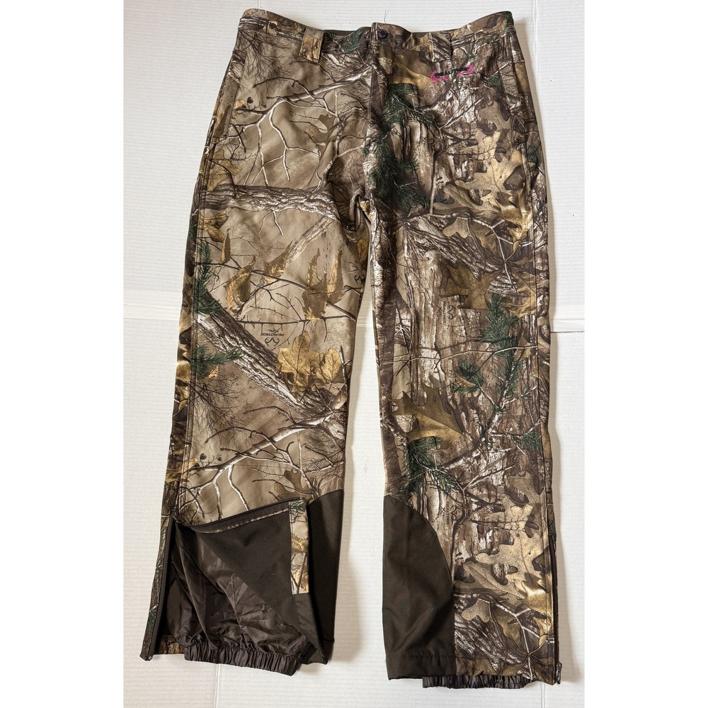 REALTREE - Women's Hunting Pants - Lined Camo Windproof Water Resistant - XL